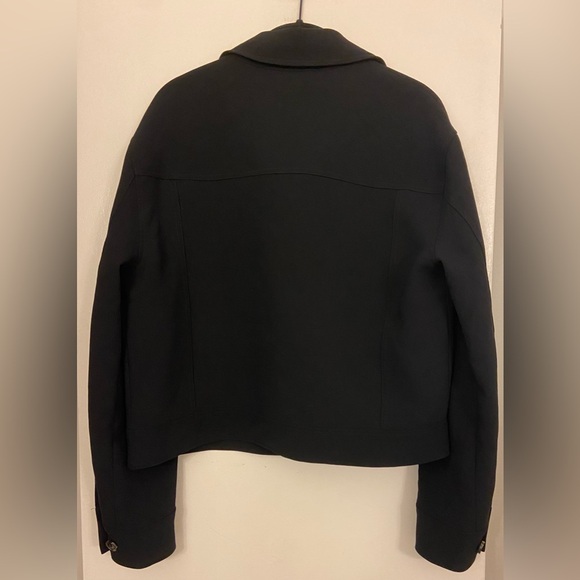 Wilfred Button Down Shirt Jacket Black Size Small - Picture 3 of 6